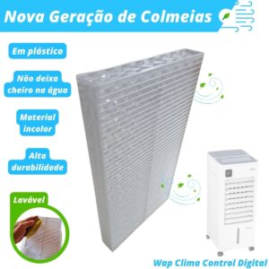 Colmeia Plástica Lavável Climatizador - Wap Clima Control