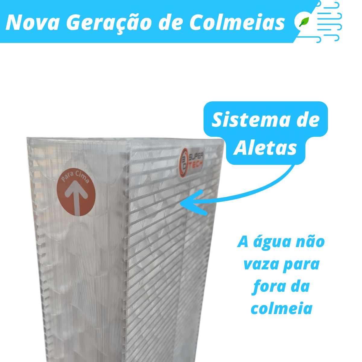 Divulgação Colmeia Plástica para Climatizador - 3D Super Tech - 2